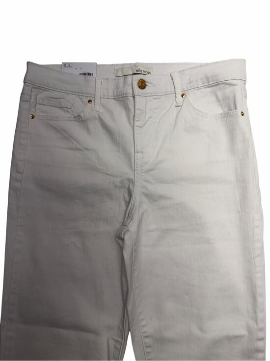 Ella Moss Denim - ELLA MOSS Women’s 8 White STRAIGHT ANKLE Jeans